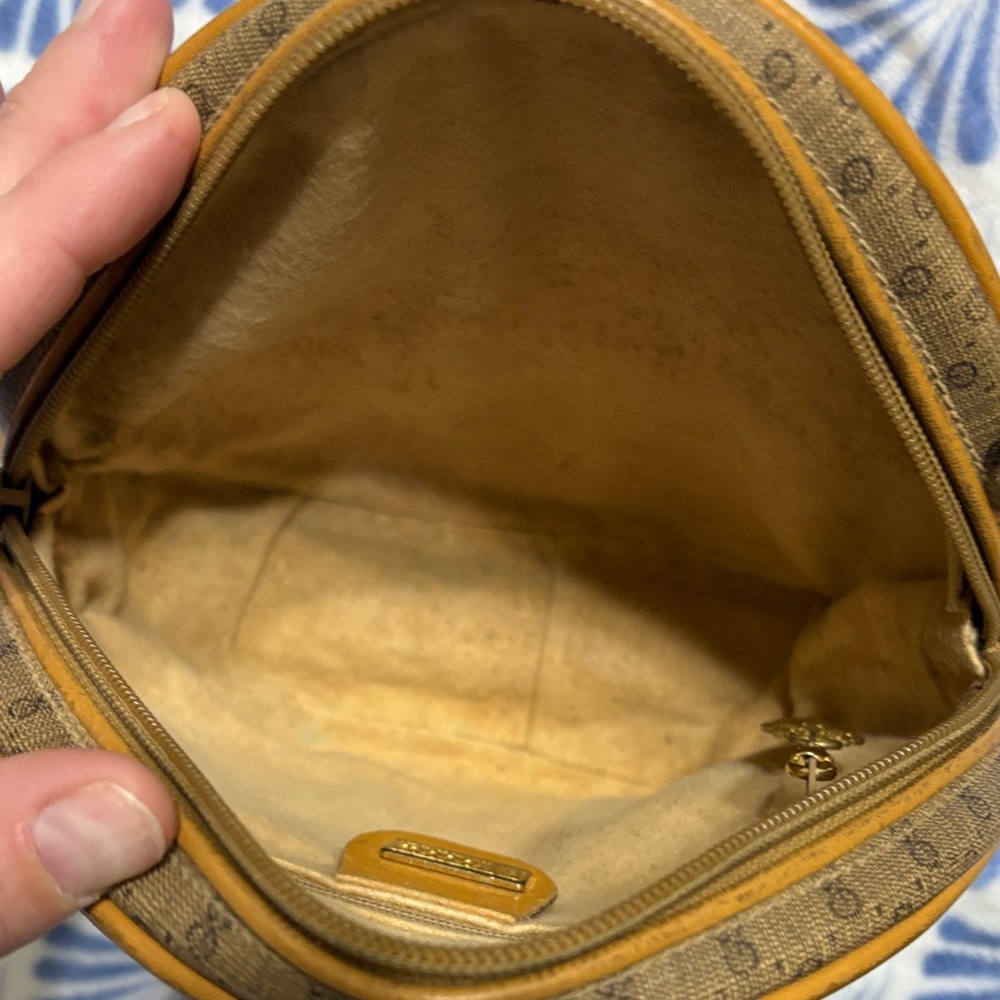 Gucci Monogram RARE Vintage 1980s Micro GG Round Ophidia Canteen. Made in Italy - Picture 7 of 16